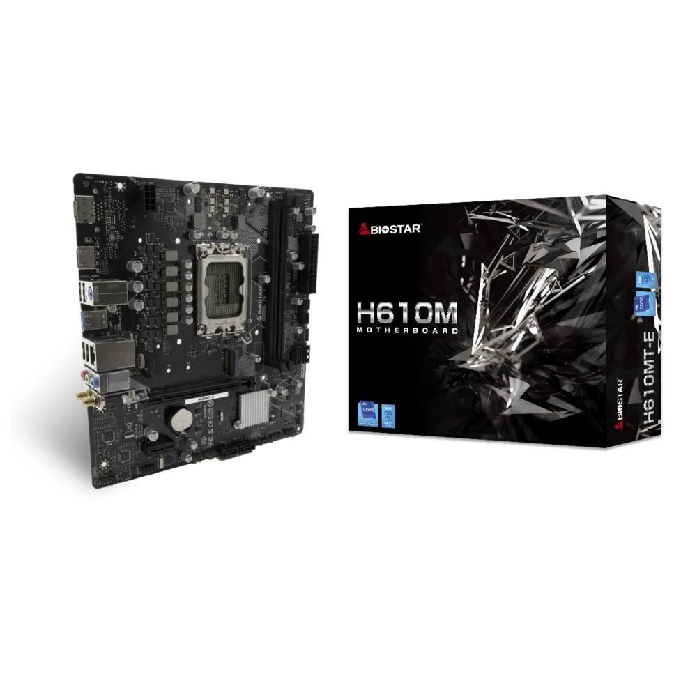 Biostar H610MTE LGA 1700 Intel H610 2x DDR4 4 SATA3 HDMI