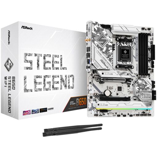 ASRock B650 Steel Legend WiFi - Placa base AMD B650 con zócalo AM5