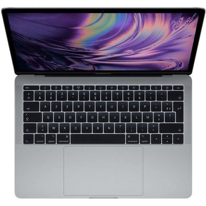 MacBook Pro Retina con Touch Bar de Apple de 13 pulgadas, i7 de 2018 - 2,7 GHz - 16 GB de RAM - 256 GB SSD - Gris espacial - Refurbido - Muy bueno