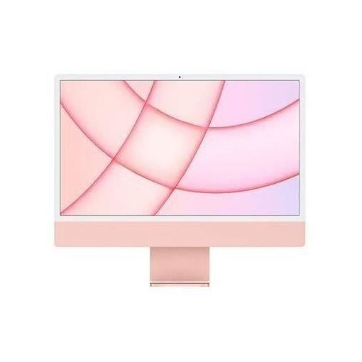 Apple iMac 24-Inch, 2021 M1, 3.2GHz, 8GB RAM, 512GB SSD, 8-Core GPU, Rose - Refurbished - Excellent Condition