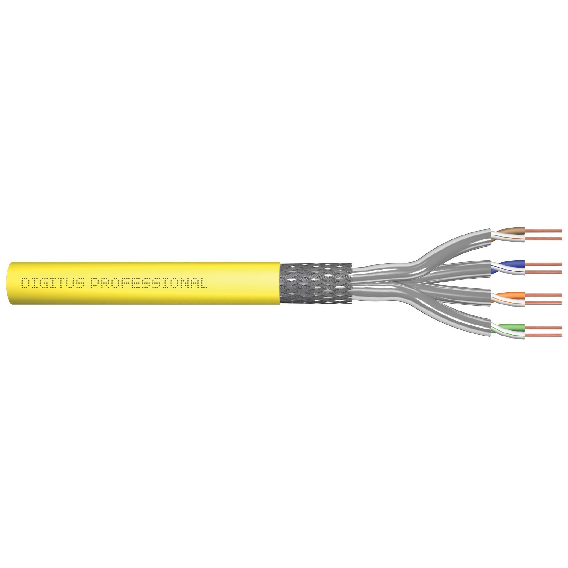 Digitus CAT 7A S/FTP Installation Cable, 500m, Simplex, Dca-s1a d1 a1