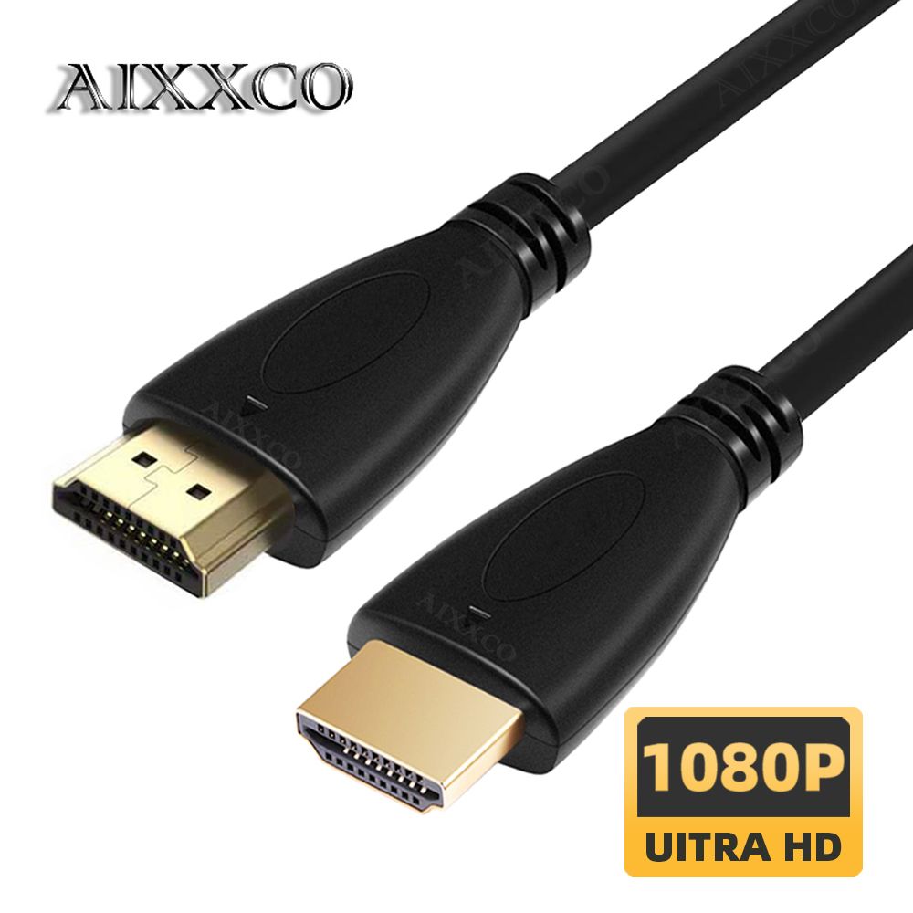 Nipseyteko 50cm Gold-Plated HDMI Cable, 3D Video for HDTV Switch 1080p