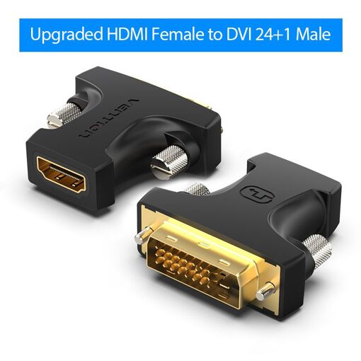 Adaptateur de conversion DVI vers HDMI bidirectionnel Nipseyteko