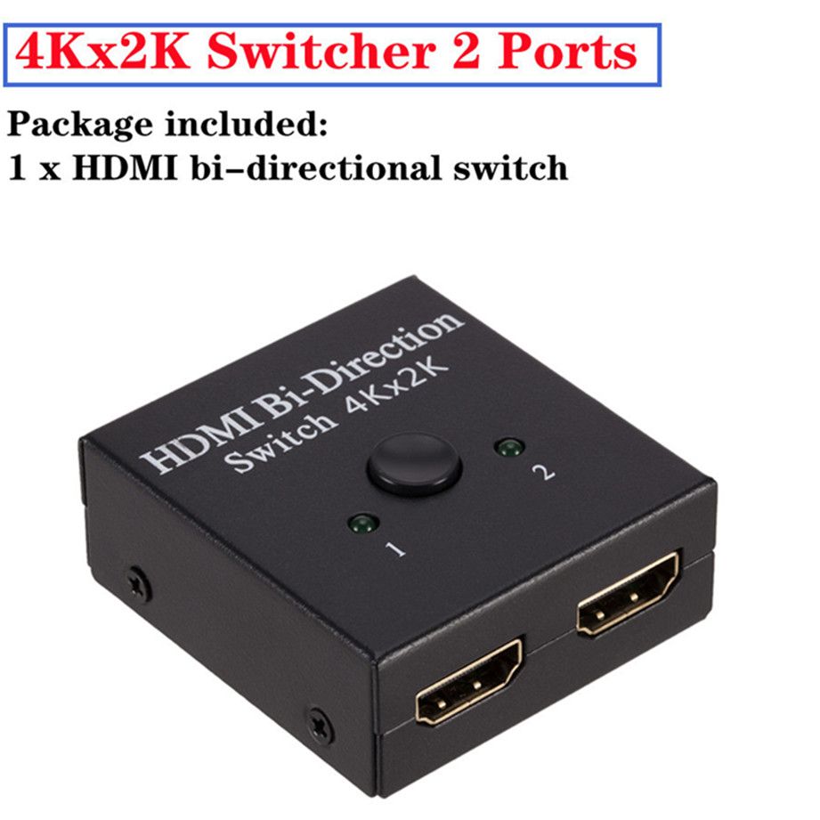 Nipseyteko 0.5m HDMI Splitter 4K 2K 3x1 HD 1080P Video Switcher Hub