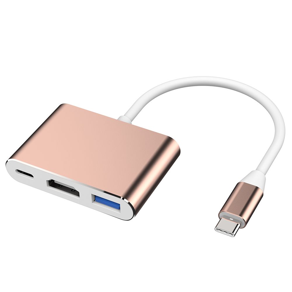Nipseyteko 3-in-1 USB-C to HDMI Cable Adapter