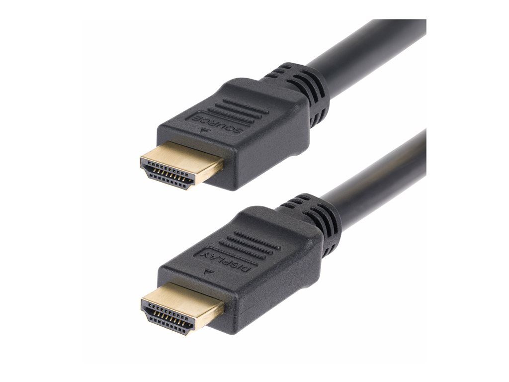 StarTech.com High-Speed HDMI 2.0 Cable, 15m, Plenum Rated, 4K60Hz - Active, Unidirectional