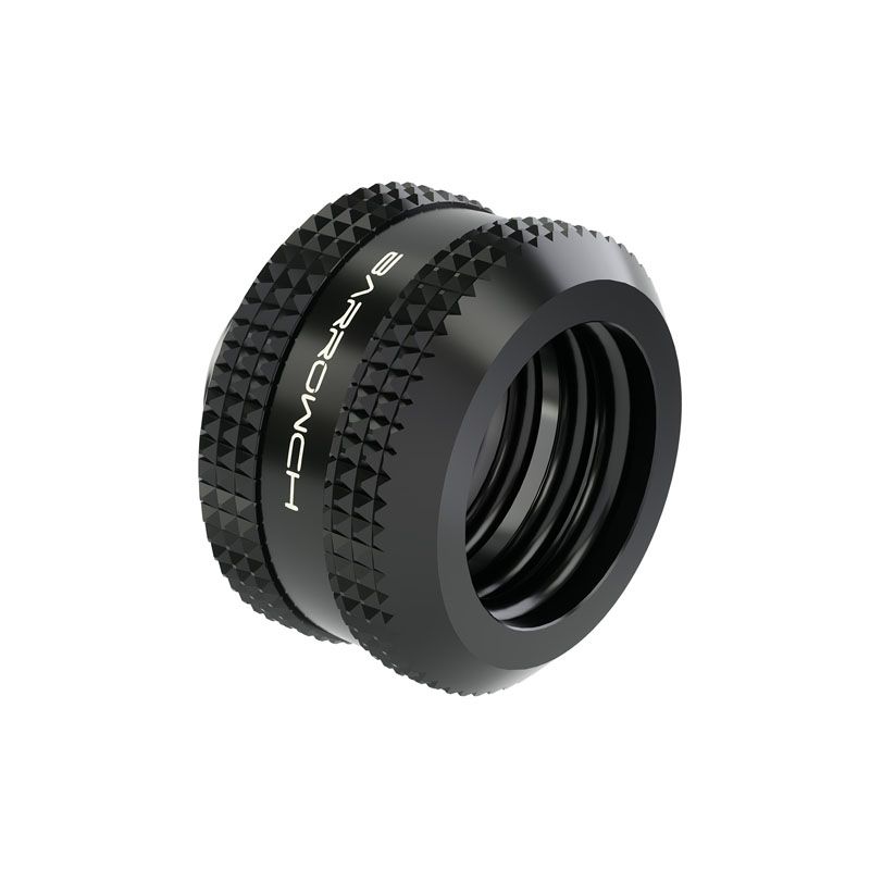 Barrow 12mm Hardtube Fitting with G1/4-inch Connection, Black