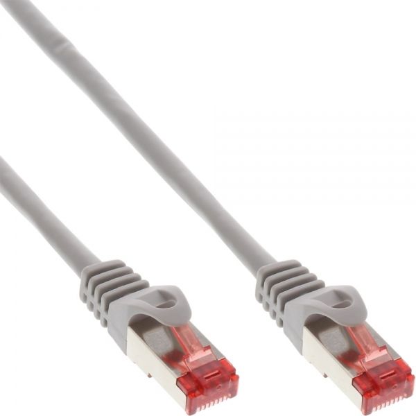 InLine Cat6 Network Cable, 0.5m, Grey (S/FTP)
