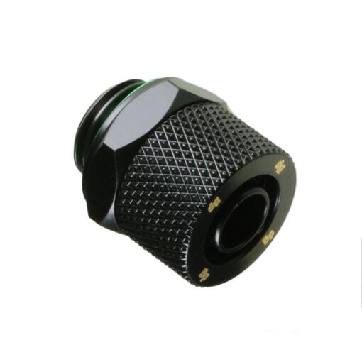 Conexión recta de Bitspower, 1/4 pulgada AG a 11/8 mm, negro mate