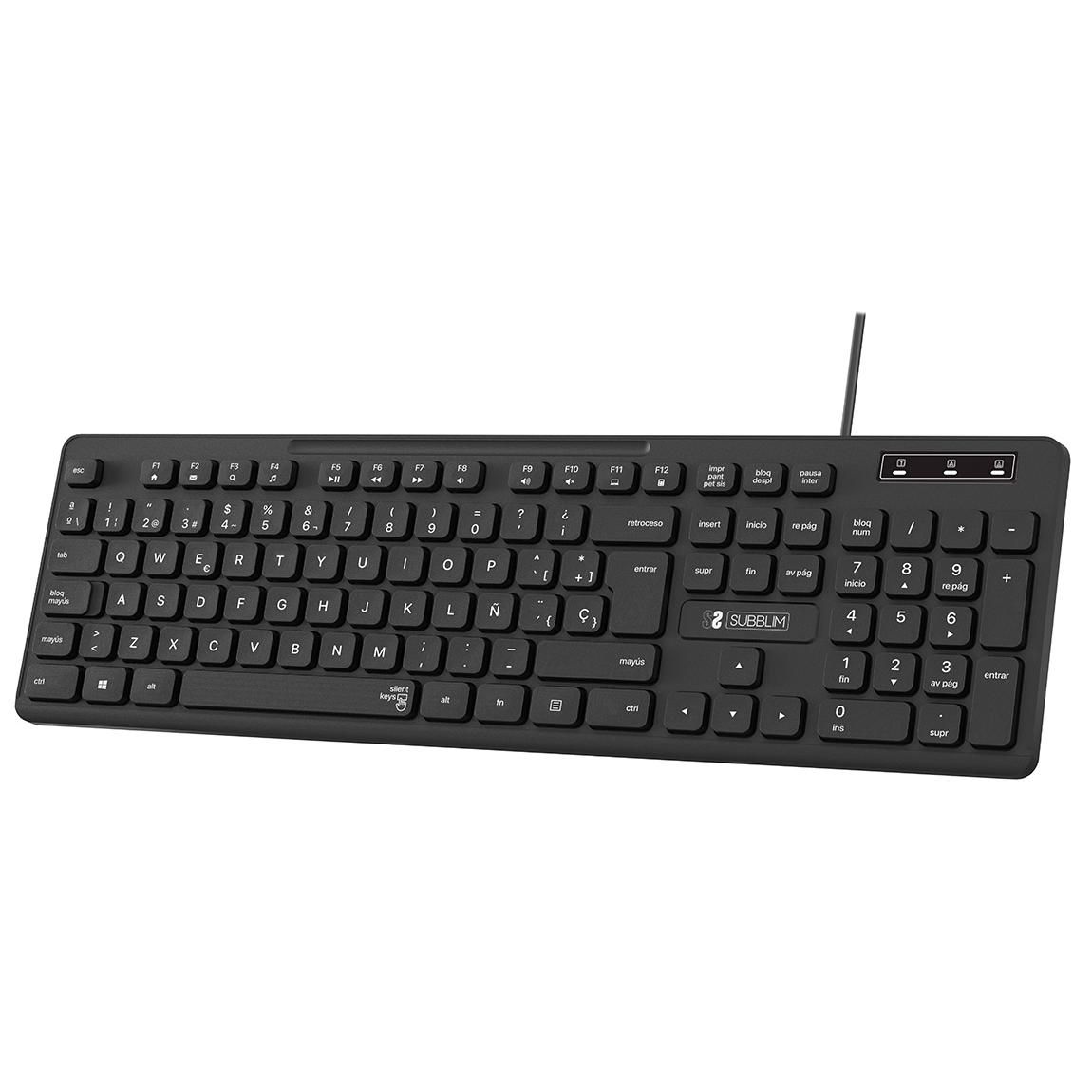 Subblim Universal USB QWERTY Keyboard