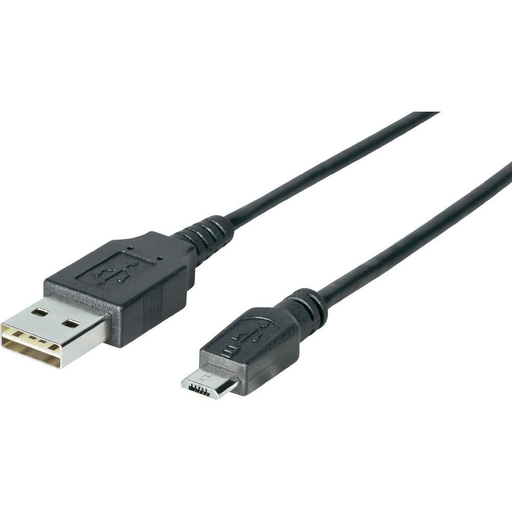 Sharkoon 3m USB 2.0 A to Micro-B Cable, Black