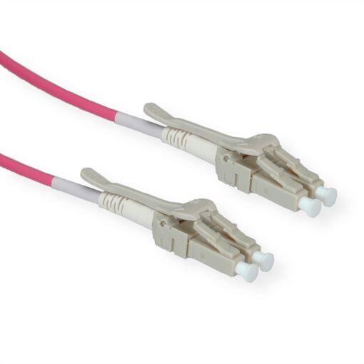 Cable óptico Roline 7m OM4 2x LC Violeta