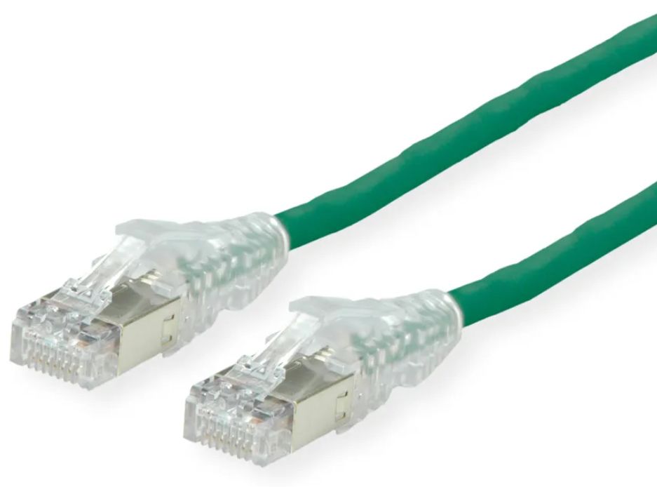 Dätwyler Cat6a Network Cable, Green, 1m (S/FTP)