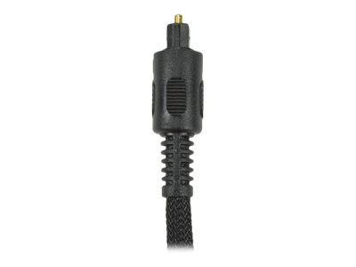 Câble audio numérique MCL - 2m Noir Toslink Mascul à Mascul