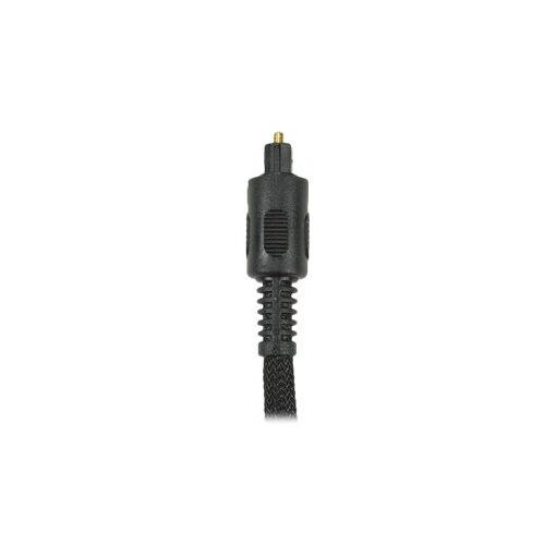 Cable de audio digital MCL - 2 m Negro TOSLINK macho a macho