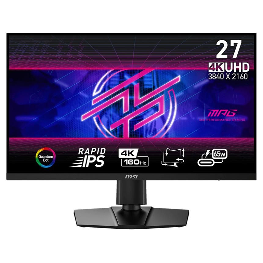 Écran PC MSI MPG 274URFDE QD 27 pouces 4K Ultra HD LCD Noir