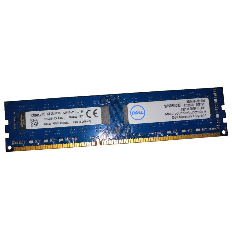 8GB Kingston KVR648-PSB DDR3 1600MHz 2Rx8 240-Pin 1.35v CL11 RAM