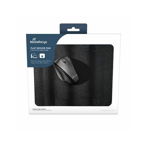 Ratón Pad MediaRange Negro (250 x 220 mm)