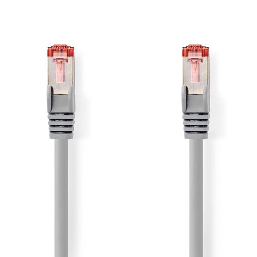Câble réseau Nedis Gris Cat6 2 m (S/FTP)