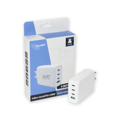 Allnet 130W QC USB-C PD GaN Power Supply