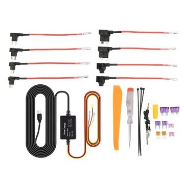Wudding Car Camera Wiring Kit with USB Adapter 12V-28V to 5V QP16970