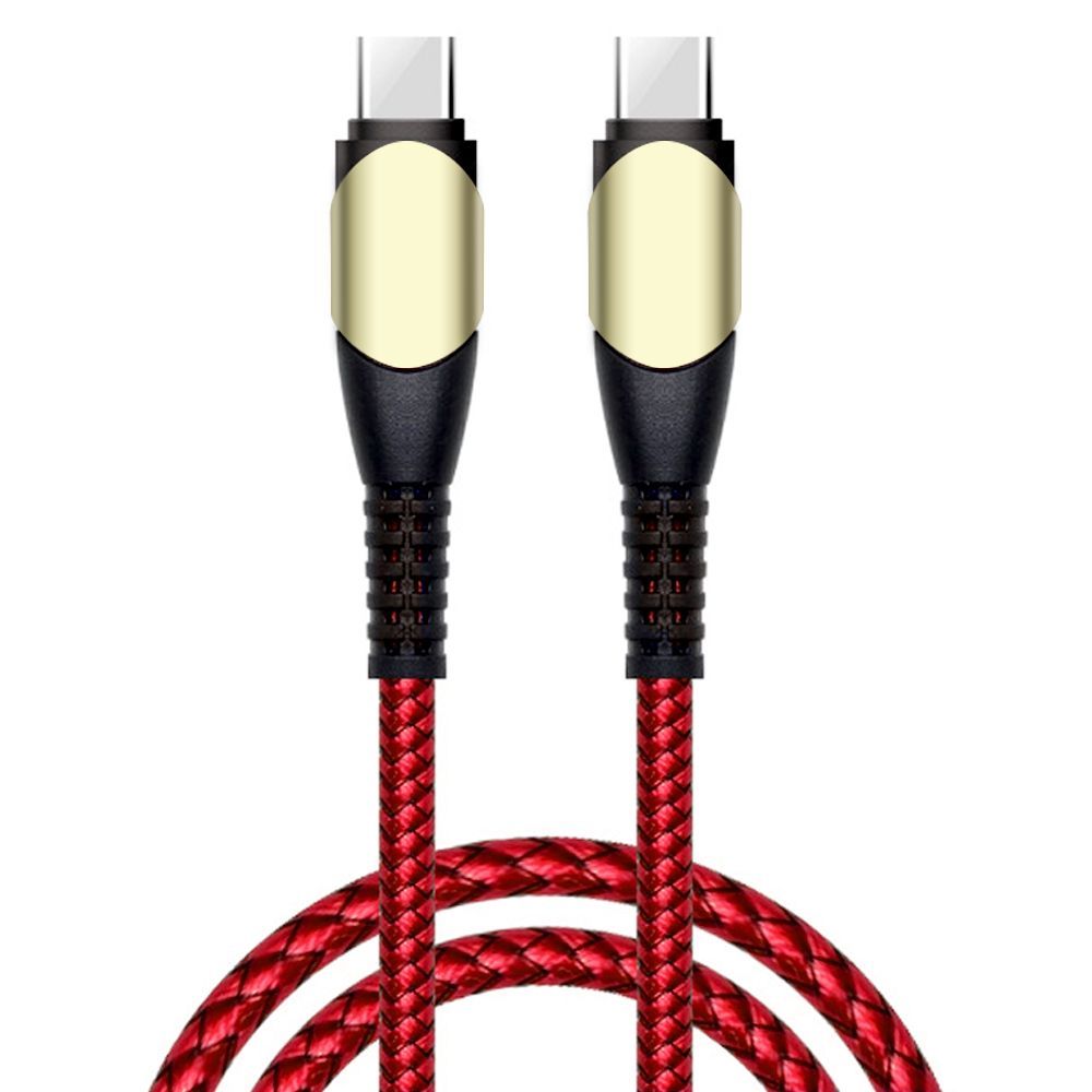Câble USB-C vers USB-C E.F.Connection 60W - Rouge, 1M pour la série Samsung Galaxy A