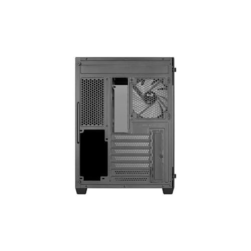 AeroCool Dryft-BK-v1 - Mid Tower Case - Black - RGB - Glass Panel