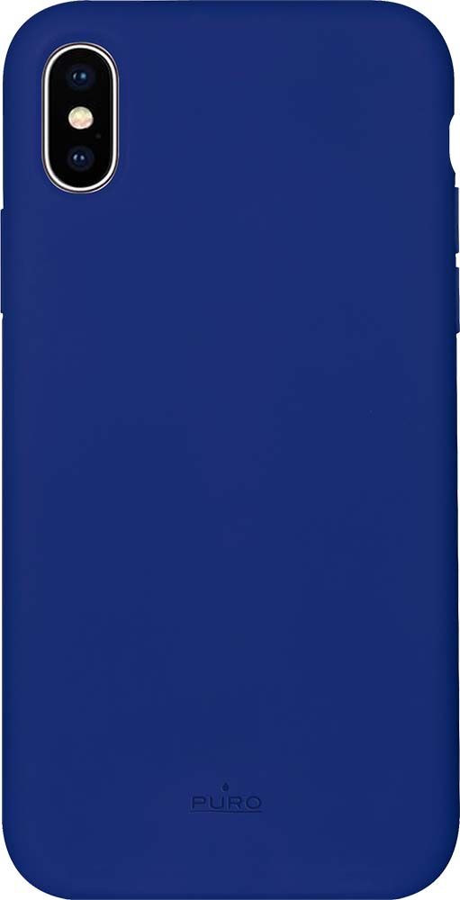 Puro Icon Soft Silicon Case XS Max Blue