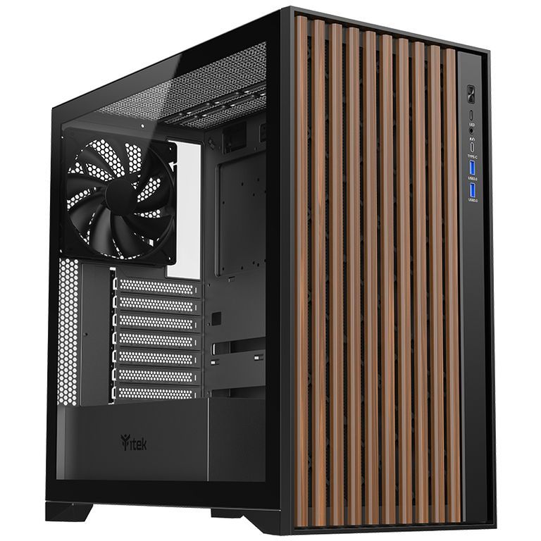 ITek Woody Tower Black