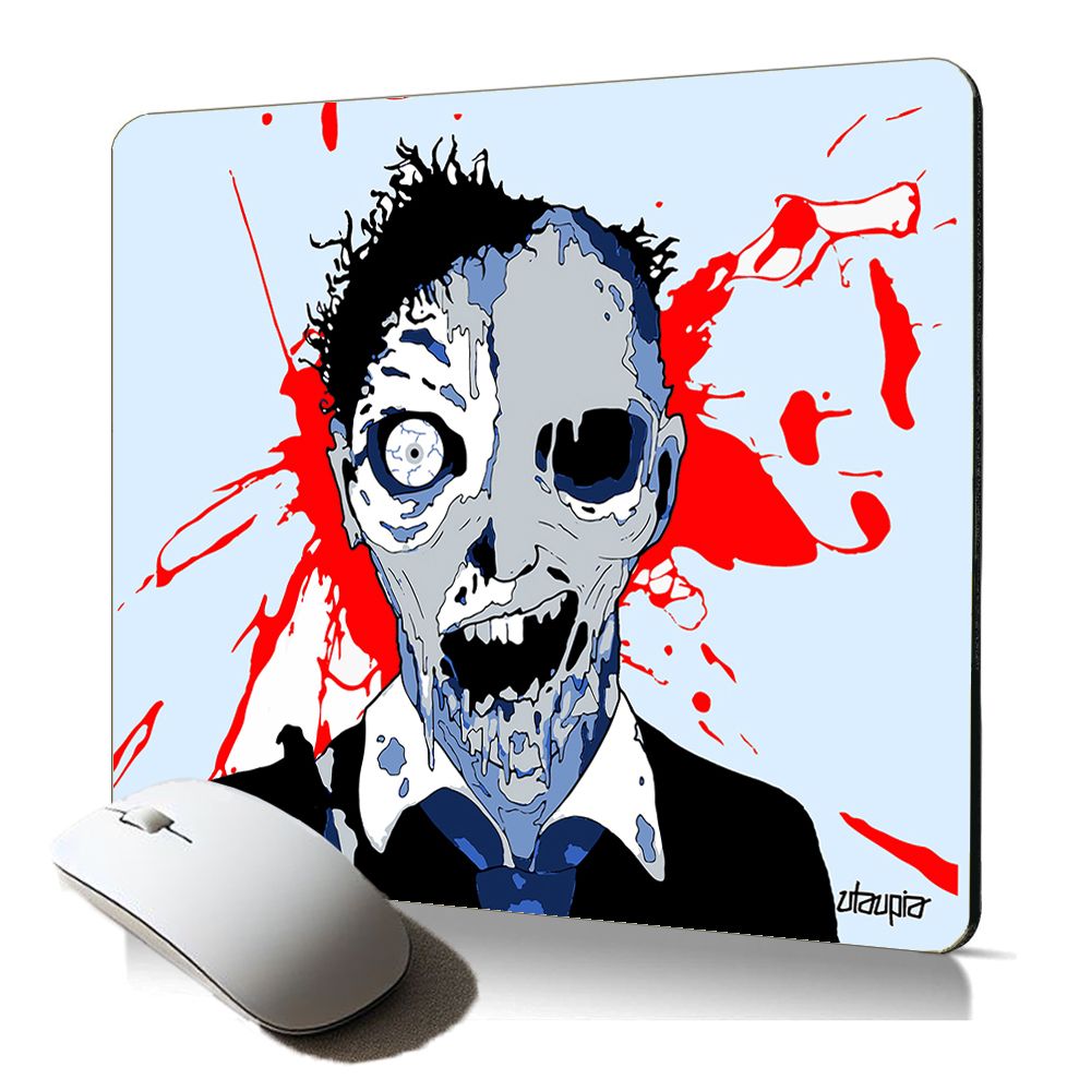 Utaupia Ergo-Scare: Zombie Skull Soft Mousepad
