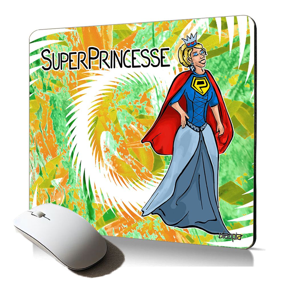 Utaupia Super Princess Mousepad - Ergonomic Humorous Gift