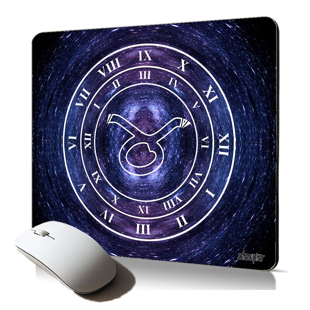 Utaupia Astrological Zodiac Taurus Galaxy Mousepad - Gaming Mouse Mat
