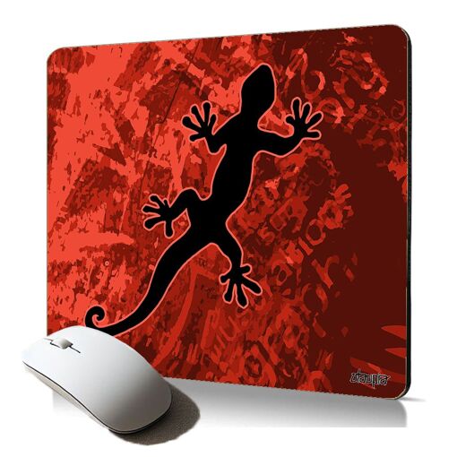 Utaupia Soft Mouse Pad with Salamander/Lizard Pattern - Christmas Gift for PC Gaming Desk Decor