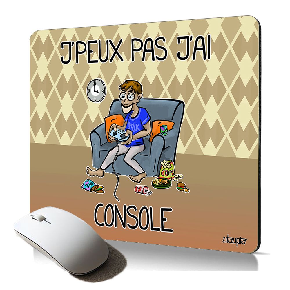 Utaupia Soft Mouse Pad - Unique Gaming Accessory with French Art