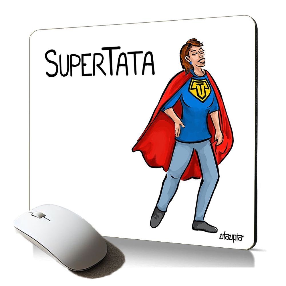 Utaupia Soft Mouse Pad - Ergonomic, Funny, with Comic Heroes Design