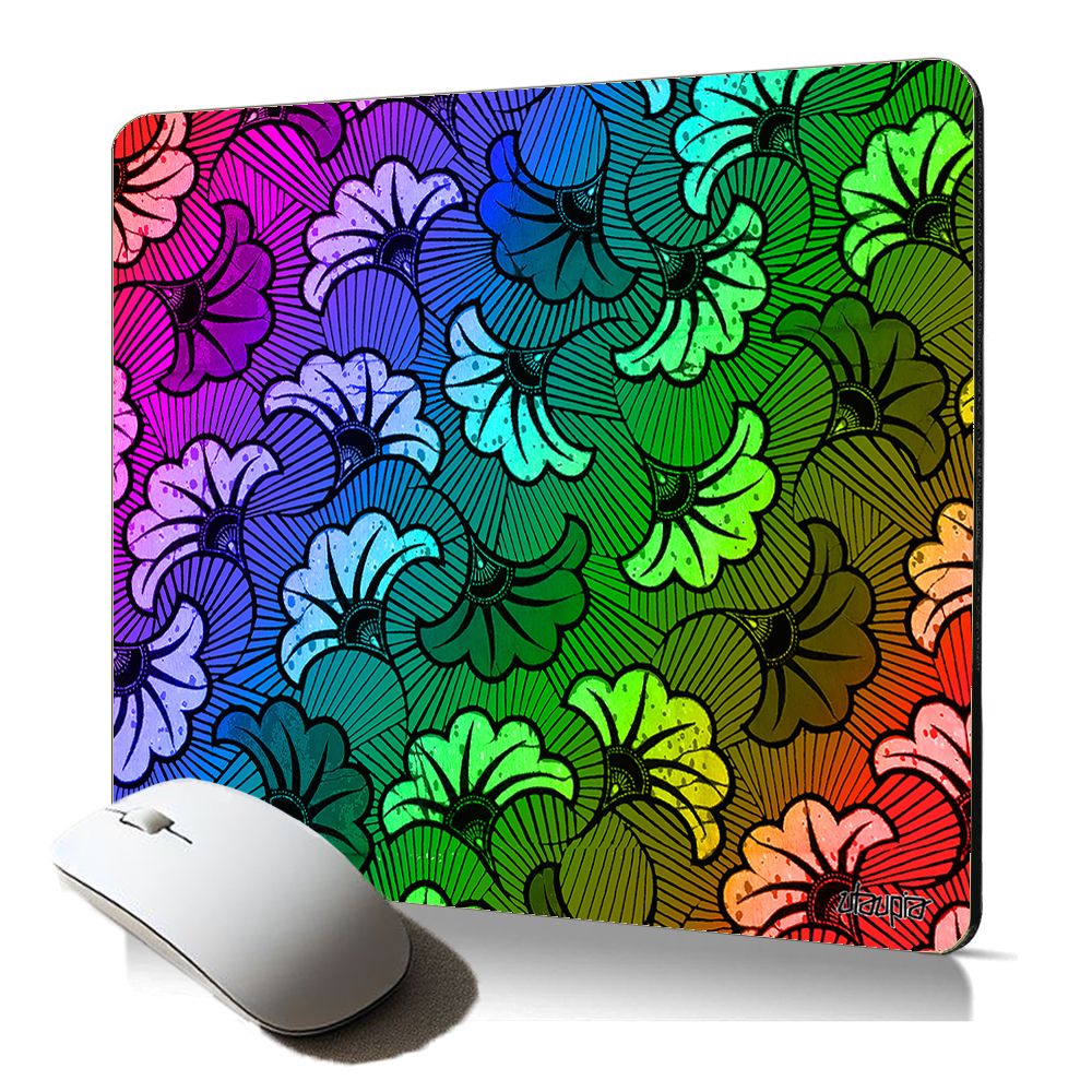 Utaupia African Print Soft Mousepad - Ergonomic and Durable