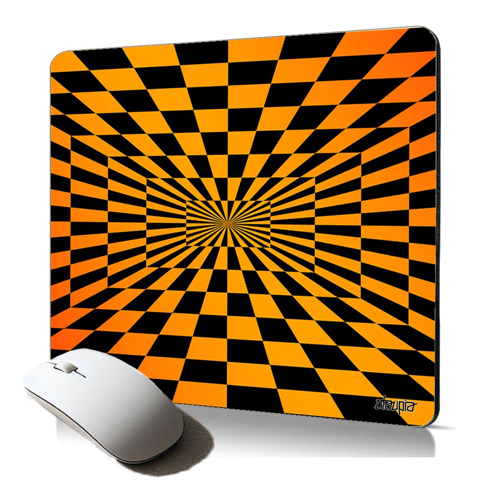 Utaupia Soft Optical Illusion Mouse Pad - Ergonomic Tile Design