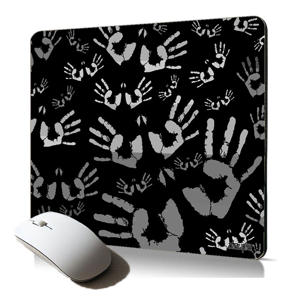 Utaupia Artistic Handprint Soft Mouse Pad - Children's Design, Original Gift for Family