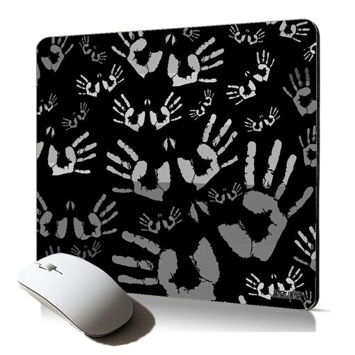 Utaupia Artistic Handprint Soft Mouse Pad - Children's Design, Original Gift for Family