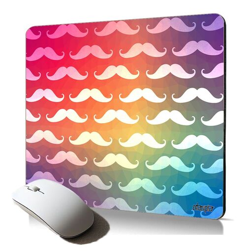 Utaupia Soft Mouse Pad with Mustache Design - Original Christmas Gift for PC Users
