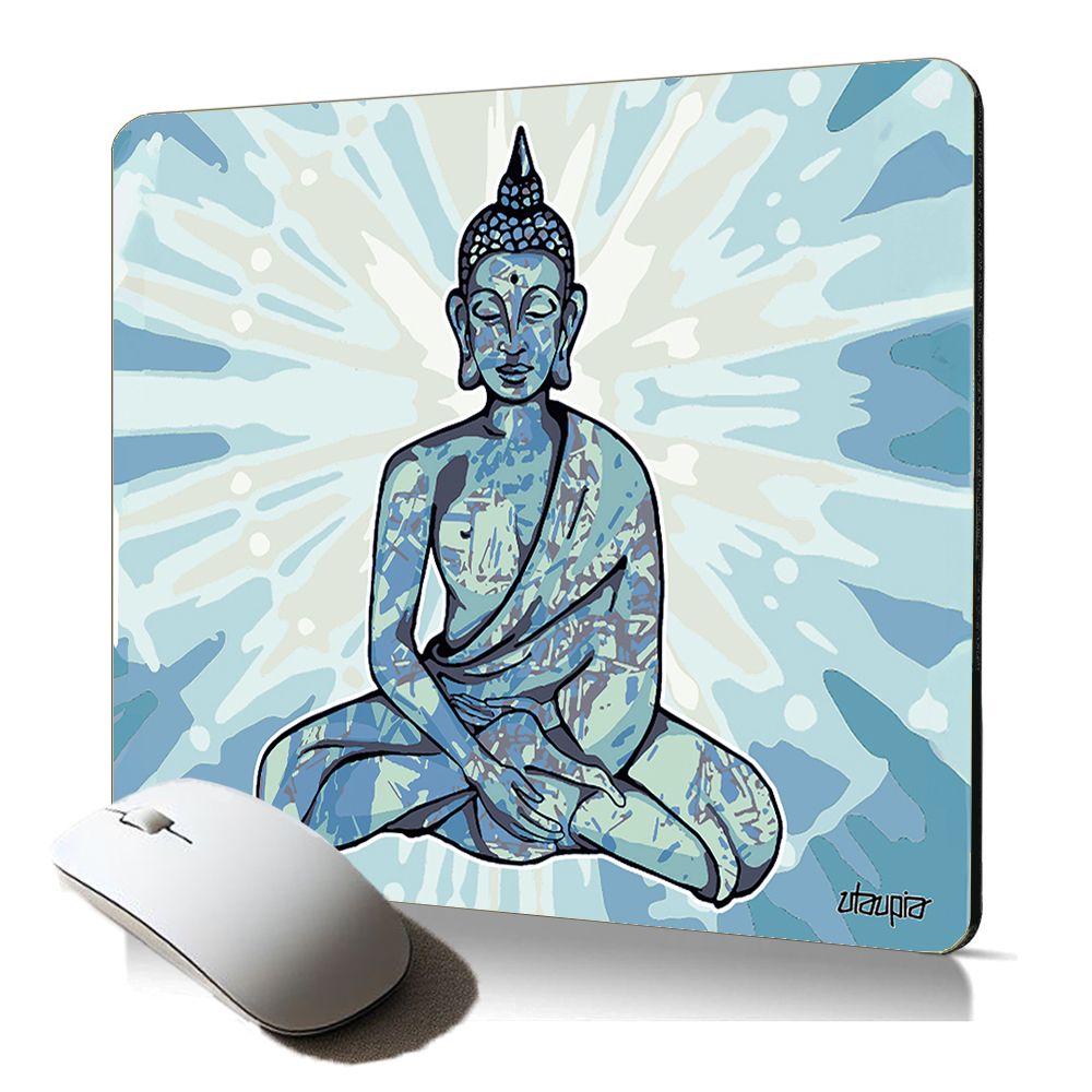 Utaupia Soft Mouse Pad with Fantasy Buddha Design