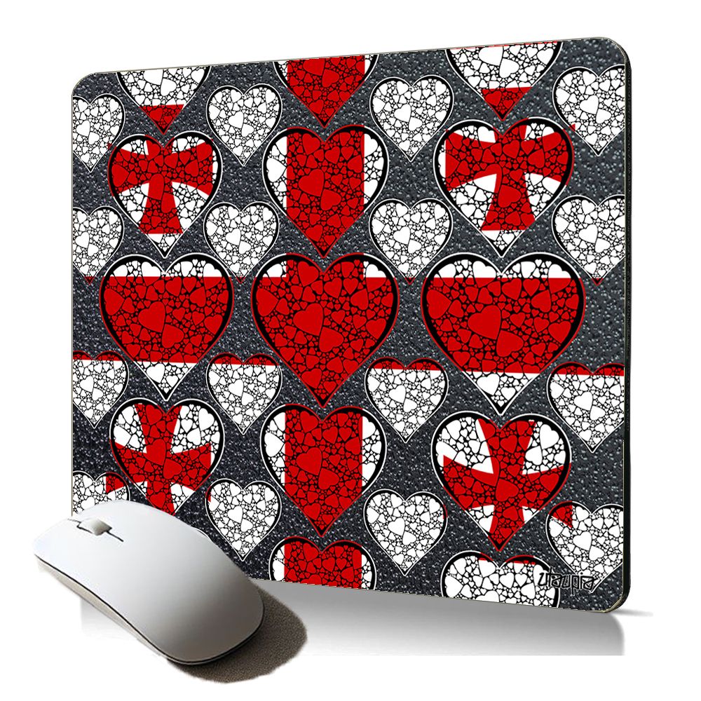 Utaupia Soft Mouse Pad - Georgia Flag Love Design