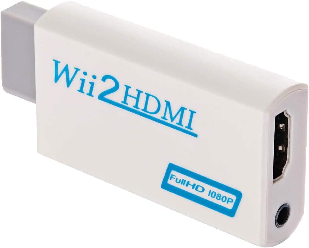 SANAG Wii HDMI Adapter with Free HDMI Cable - 720P/1080P Video and Audio Output