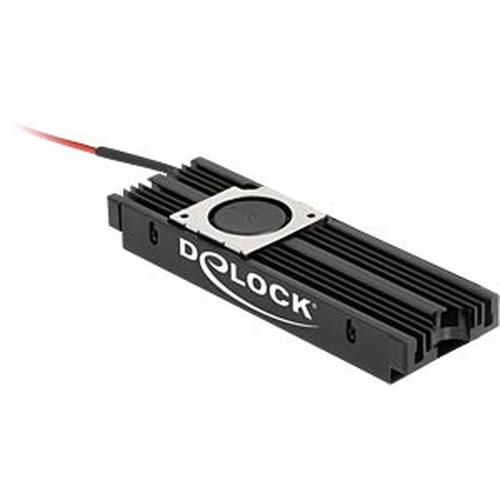 DeLock Thermal Dissipator for M.2 SSD 2280 with Fan