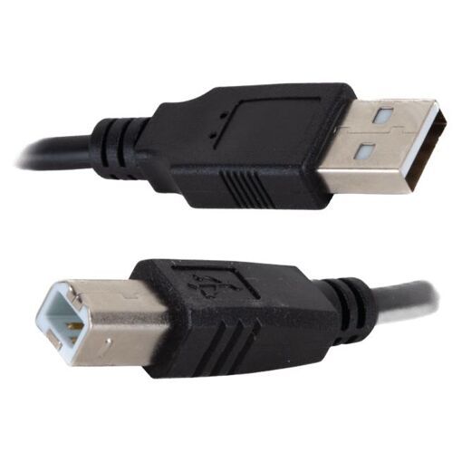 Igual USB 2.0 Cable - 2m, Type A to B, Black