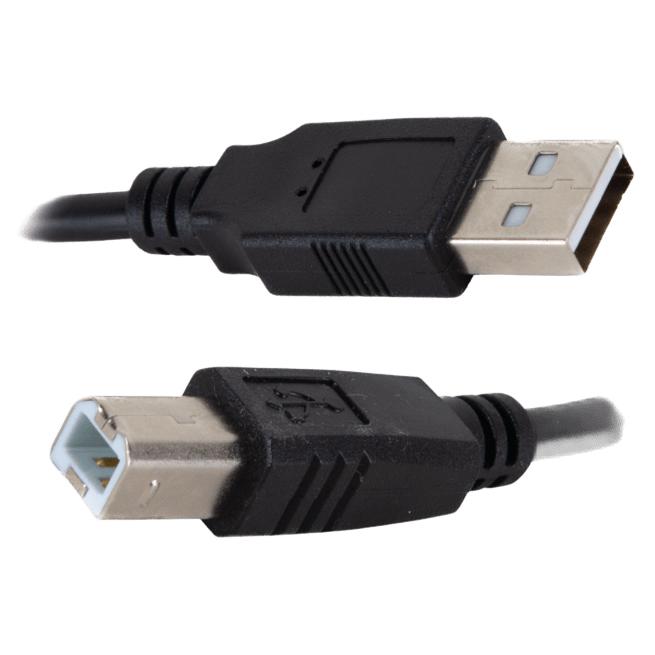 Igual USB 2.0 Cable - 2m, Type A to B, Black