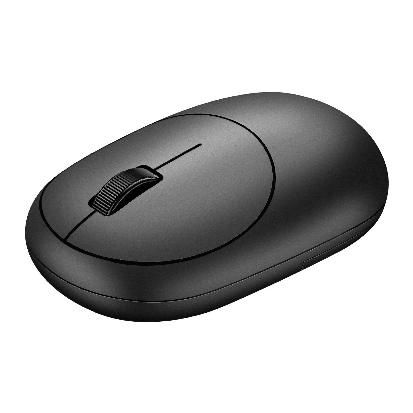 Wiwu Wireless Bluetooth Mouse 1200DPI Compact Curved Design Matte Black