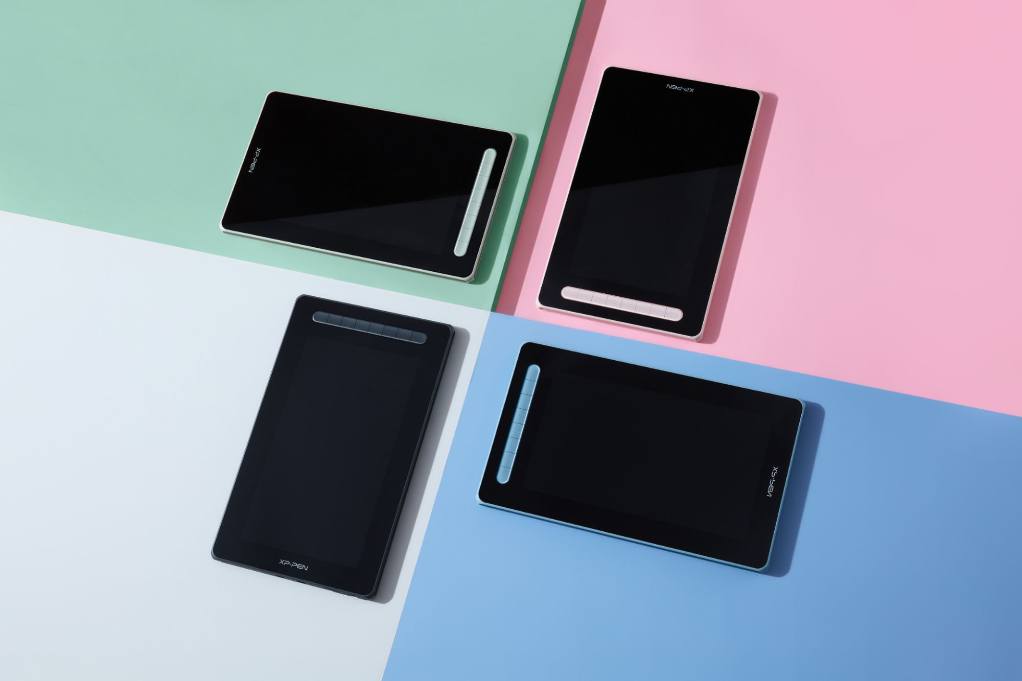 XPPen XP-Pen Artist 12 2nd Gen Tablet, Black, Blue, Green, Rose