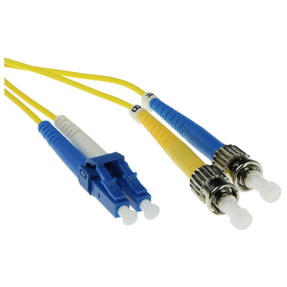 ACT RL7951 InfiniBand and Fiber Optic Cable 1.5m LC to ST Yellow