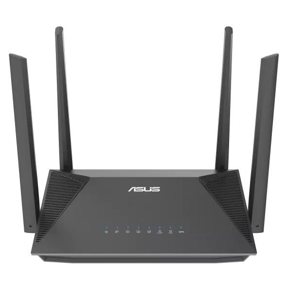 Asus RT-AX52 AX1800 AiMesh Wireless Gigabit Ethernet Bi-band Router (2.4GHz / 5GHz) Black